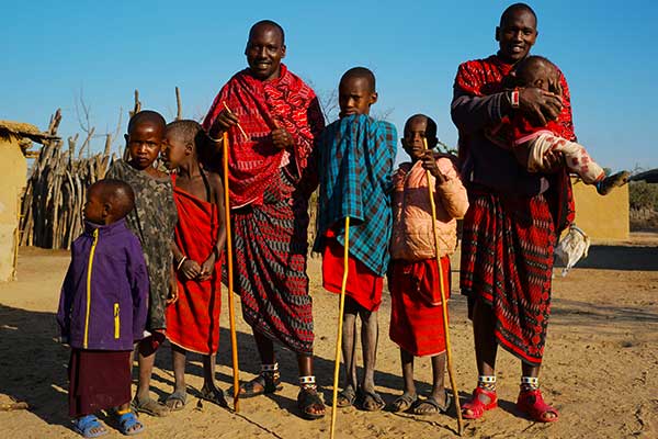 Neutral coloured safari clothing packed for a Kenya safari